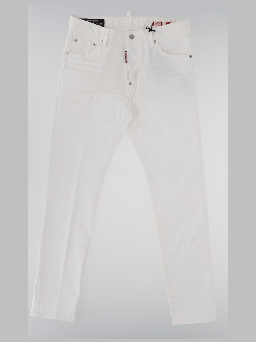 Teddy Jeans White Denim Cotton