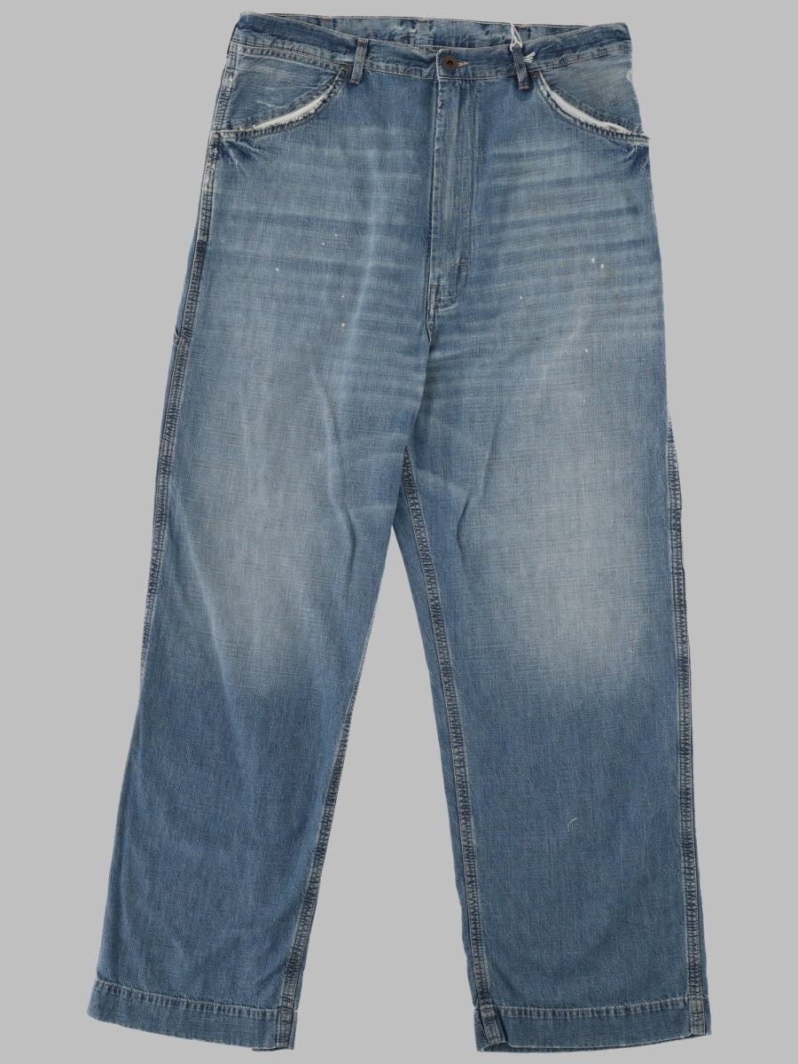 Wide-Leg Jeans Denim Cotton Trousers