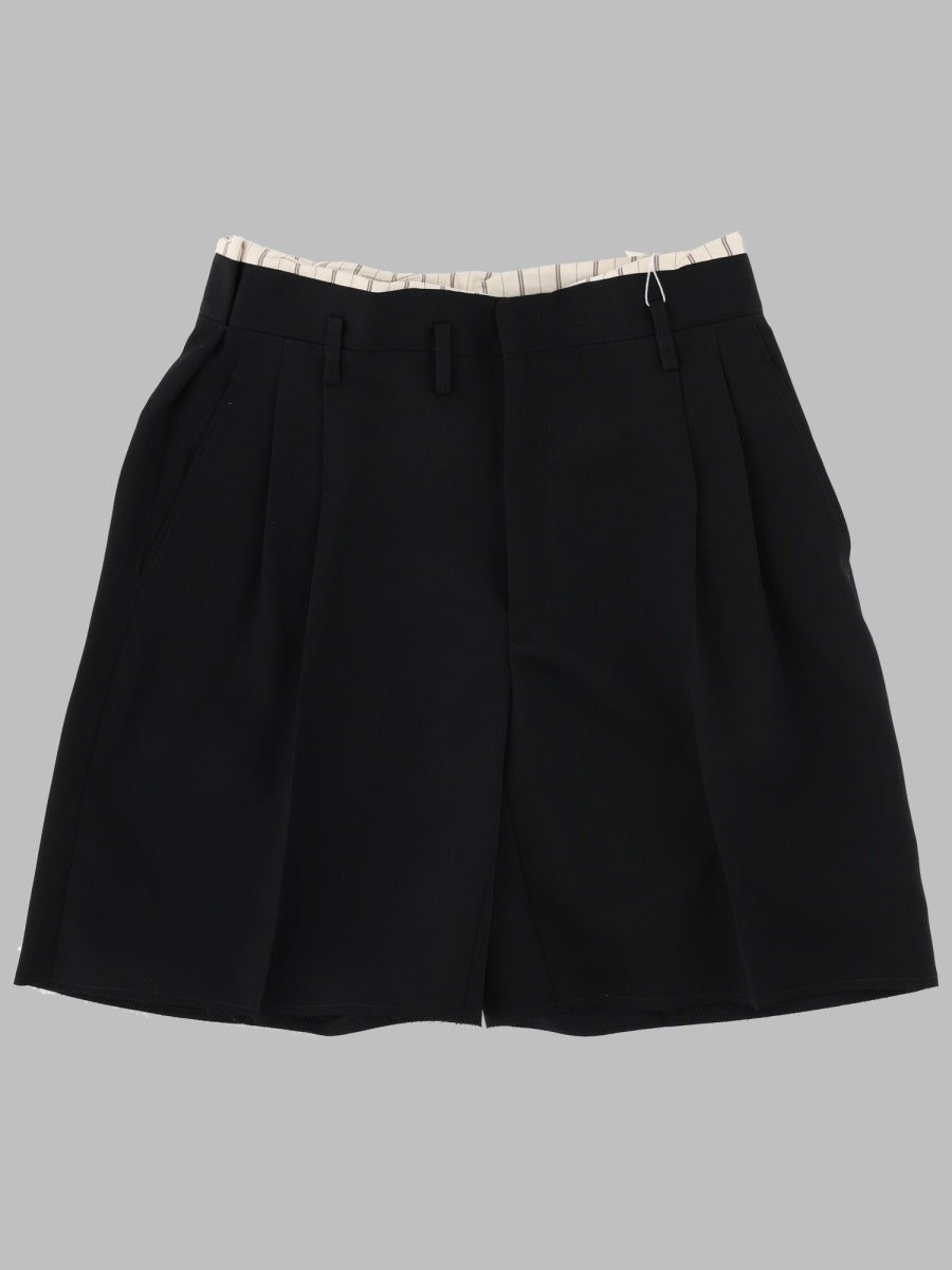 Shorts Virgin Wool - Black