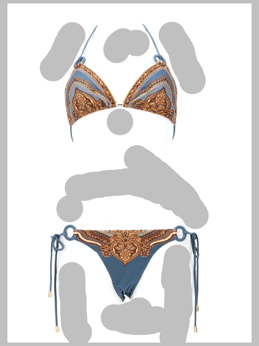 Bikini Mahon Blue Polyamide Elastane Swim Shorts