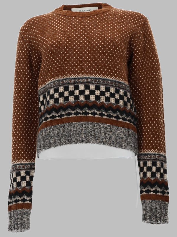 Wool Sweater Journey Brown Jumpers