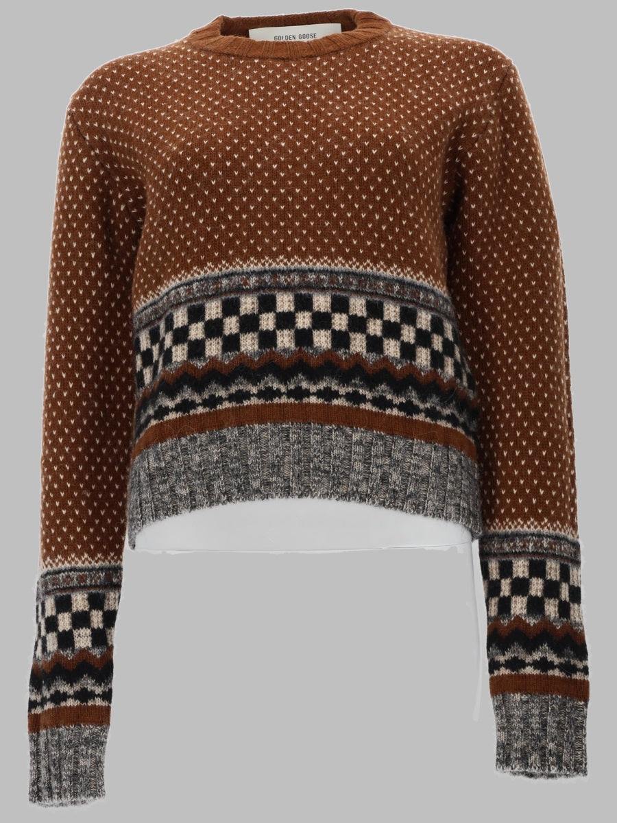 Wool Sweater Journey Brown Jumpers