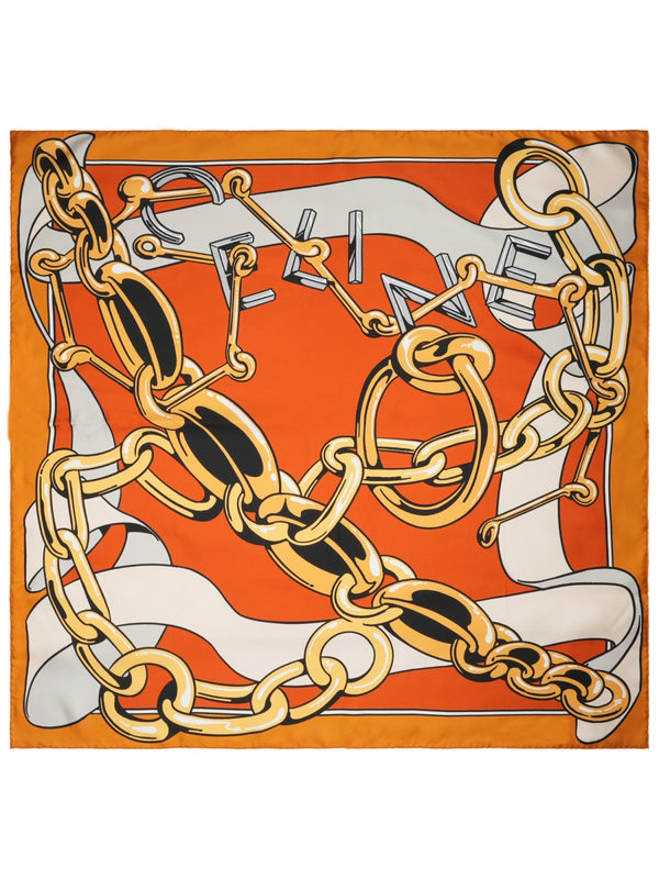 Silk Twill Carré Scarf Multicolour