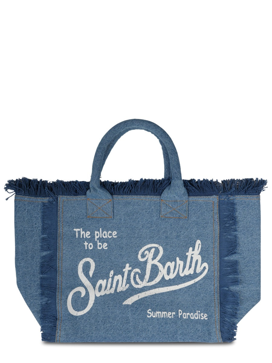 Handbag Vanity Denim Canvas Cotton Handbags