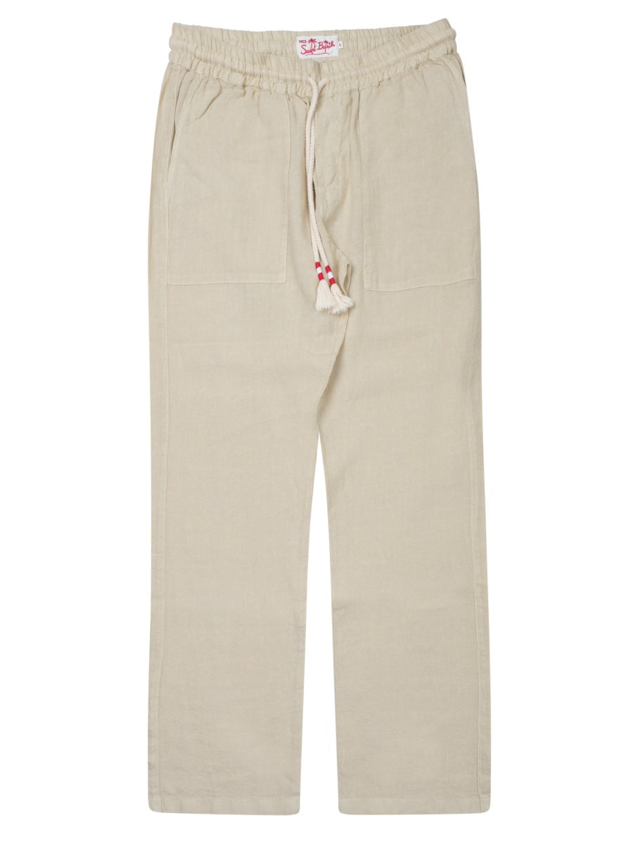 Trousers Calais Linen Beige