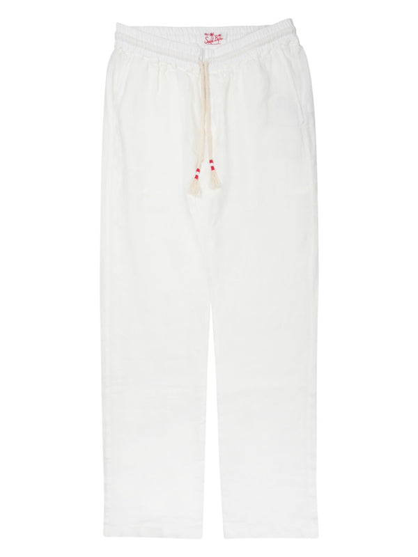 Trousers Calais White Linen
