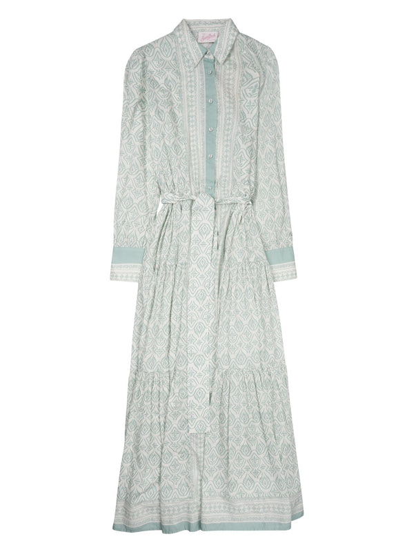 Dress Jensen Green Cotton