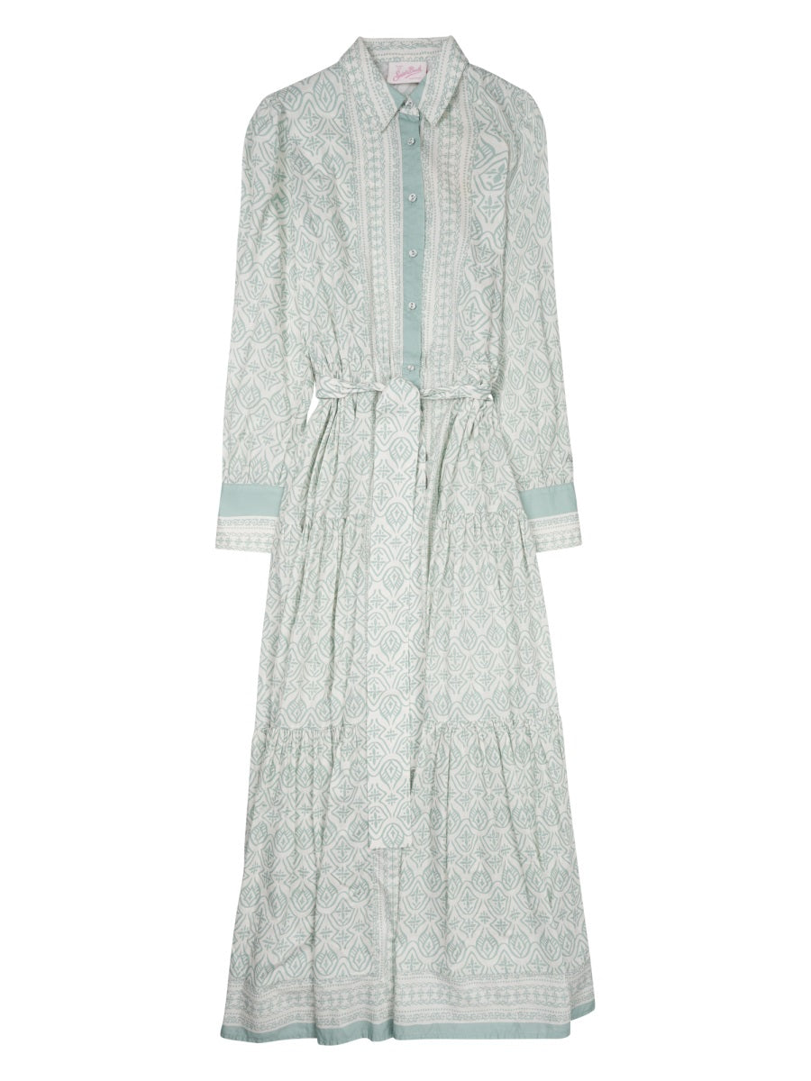 Dress Jensen Green Cotton
