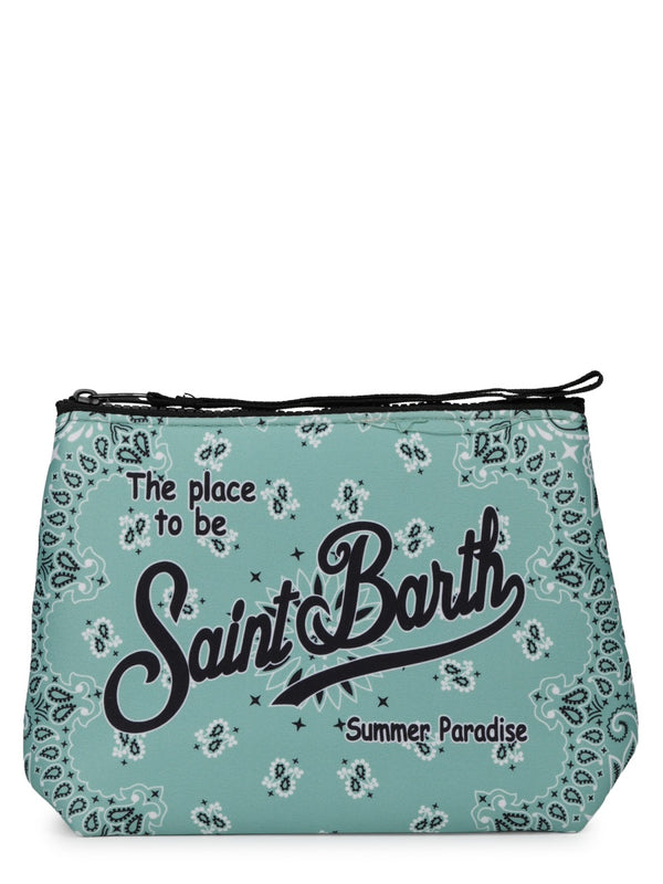 Clutch Bag Aline Green Sbr Polyester