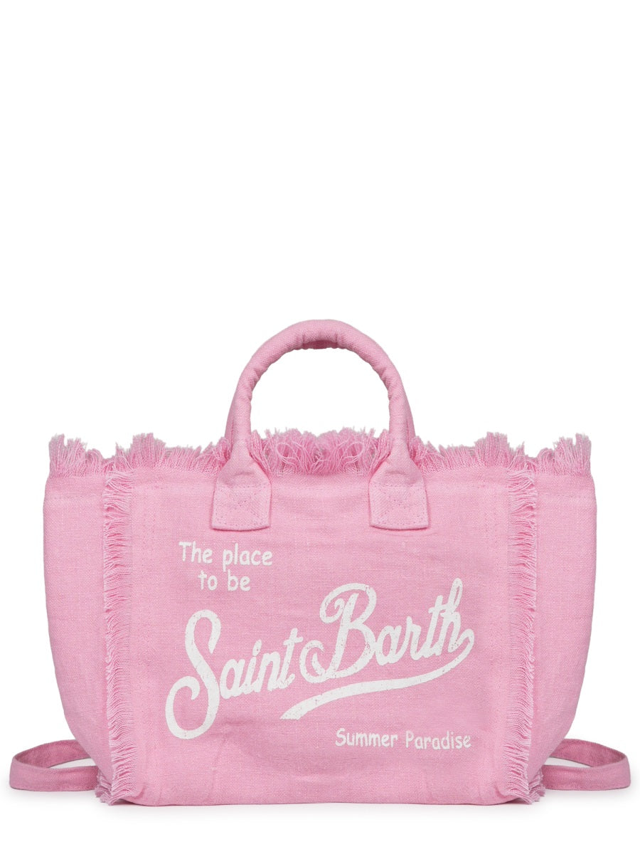Handbag Colette Pink Linen Handbags