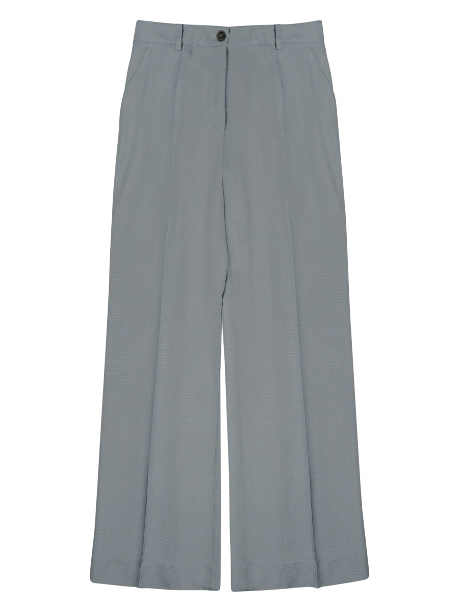 Viscose Trousers Baby Blue