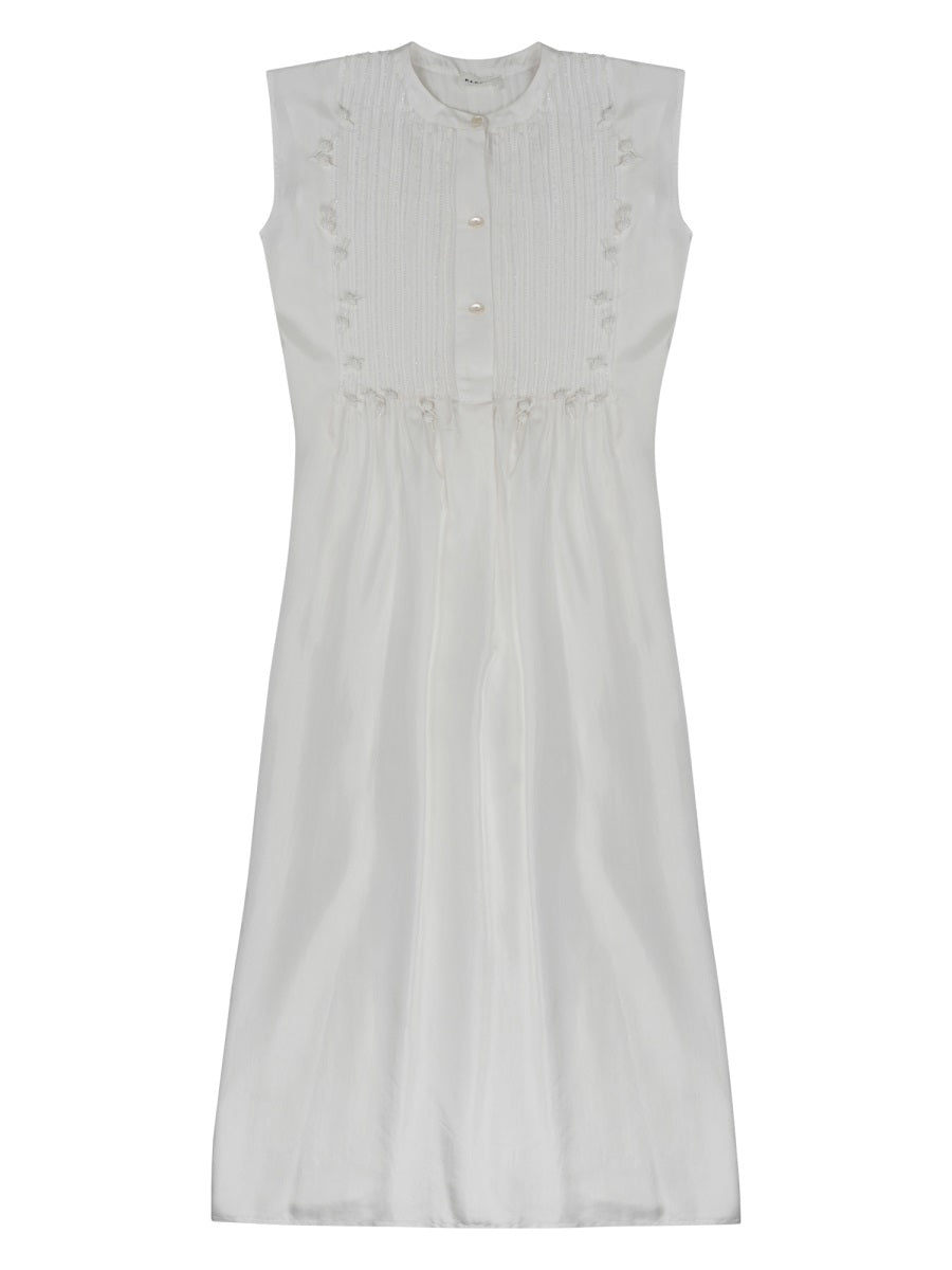 Dress Silk White
