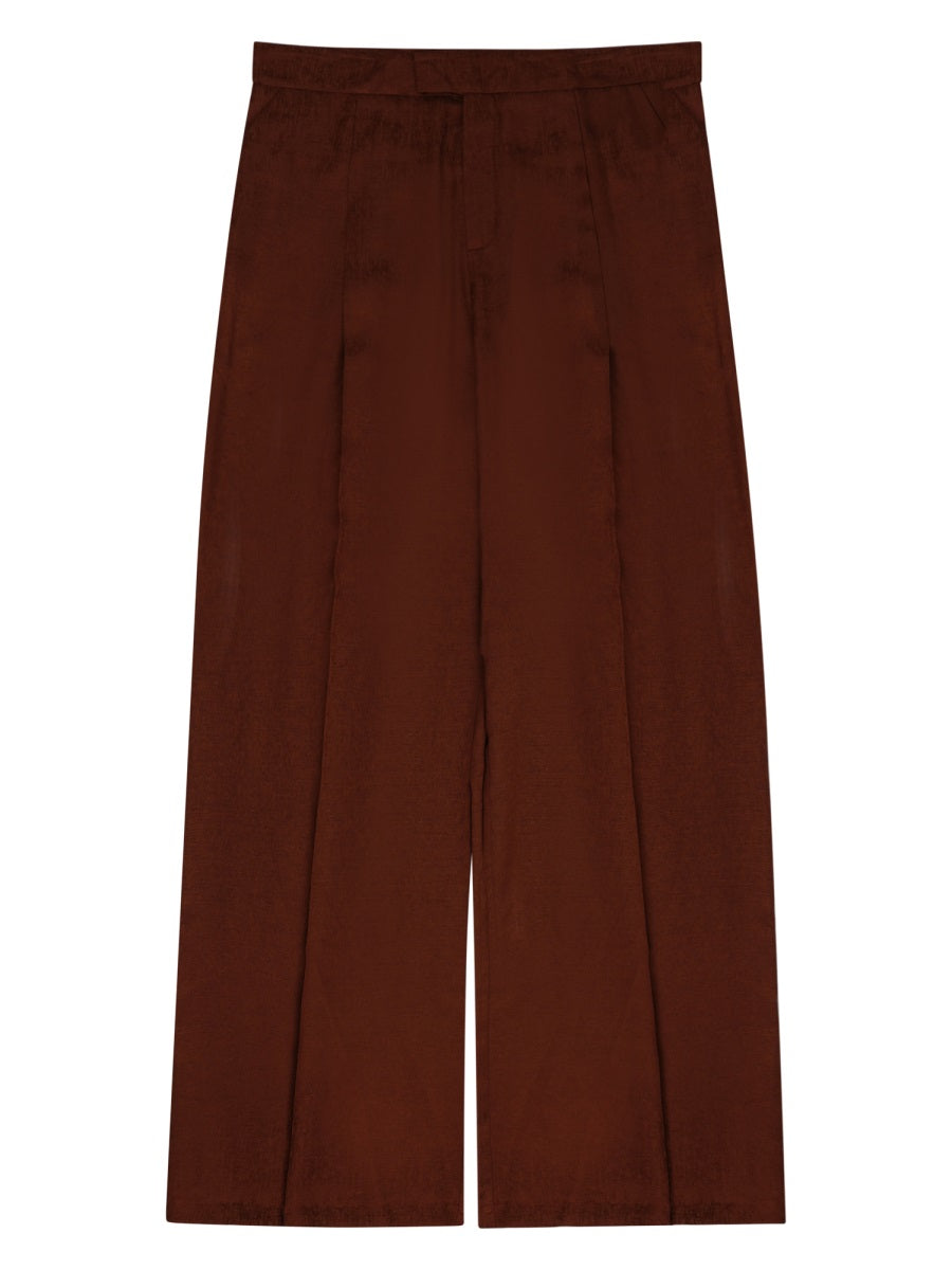 Trousers Odette Brown Viscose