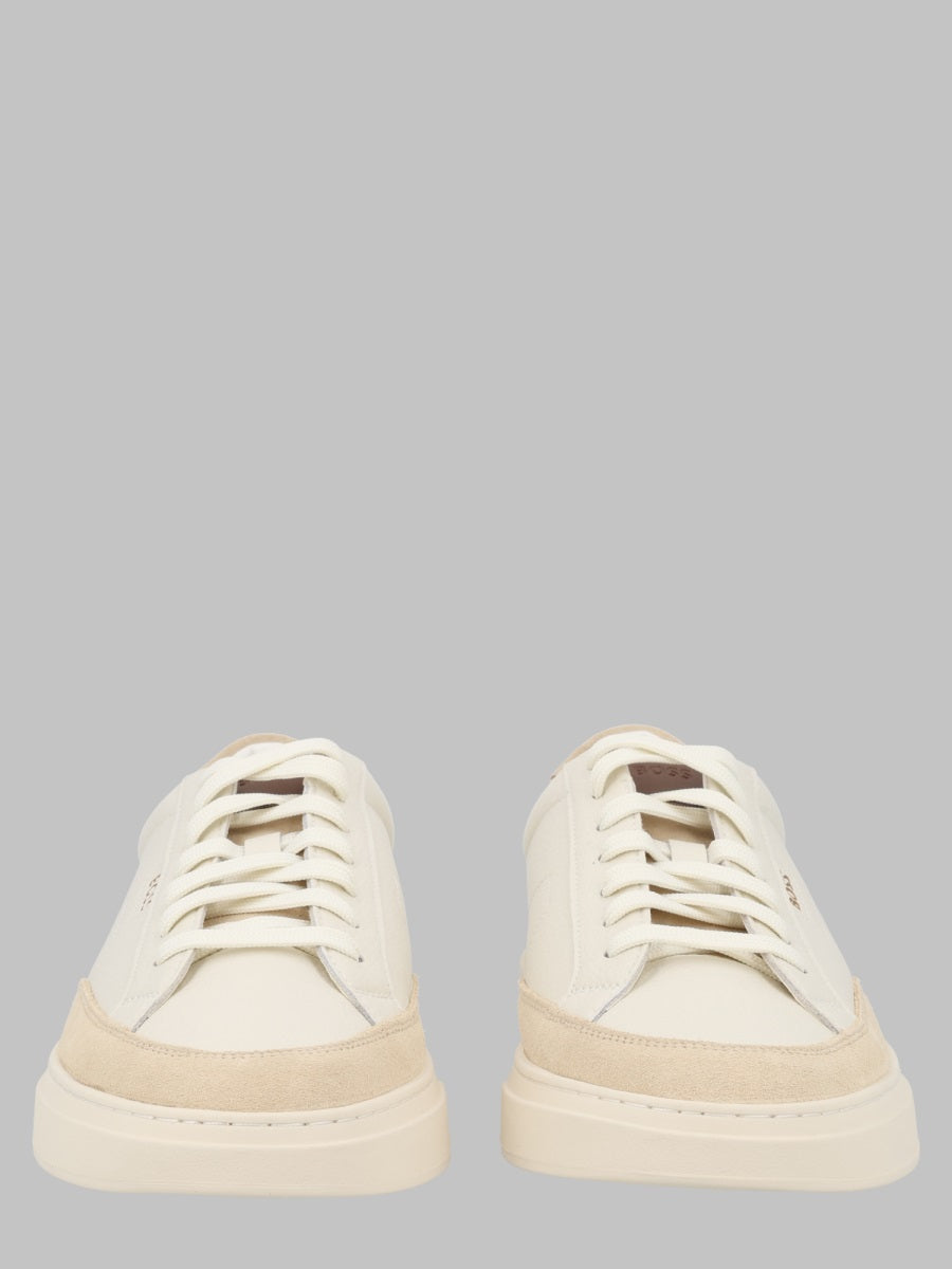 Sneakers Kieran Tenn Sdtbal White Leather Cow Hide Trainers
