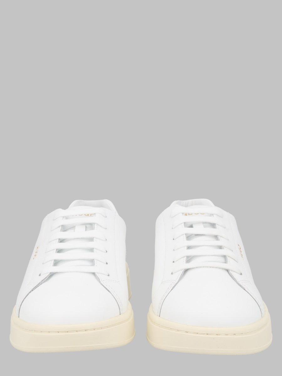 Sneakers Neston White Cowhide Leather Trainers