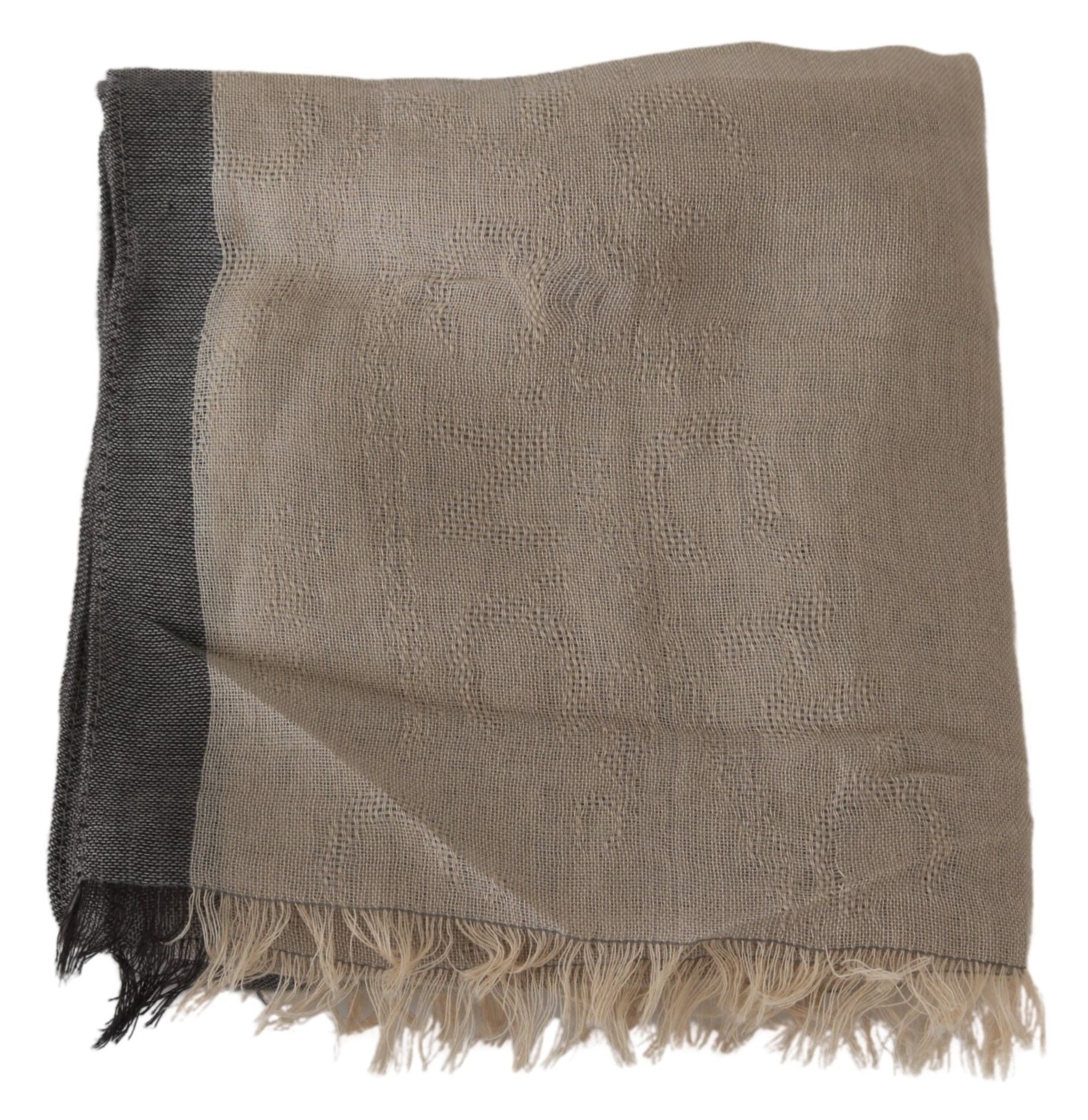 Costume National 100% Cotton scarf in beige — view 4