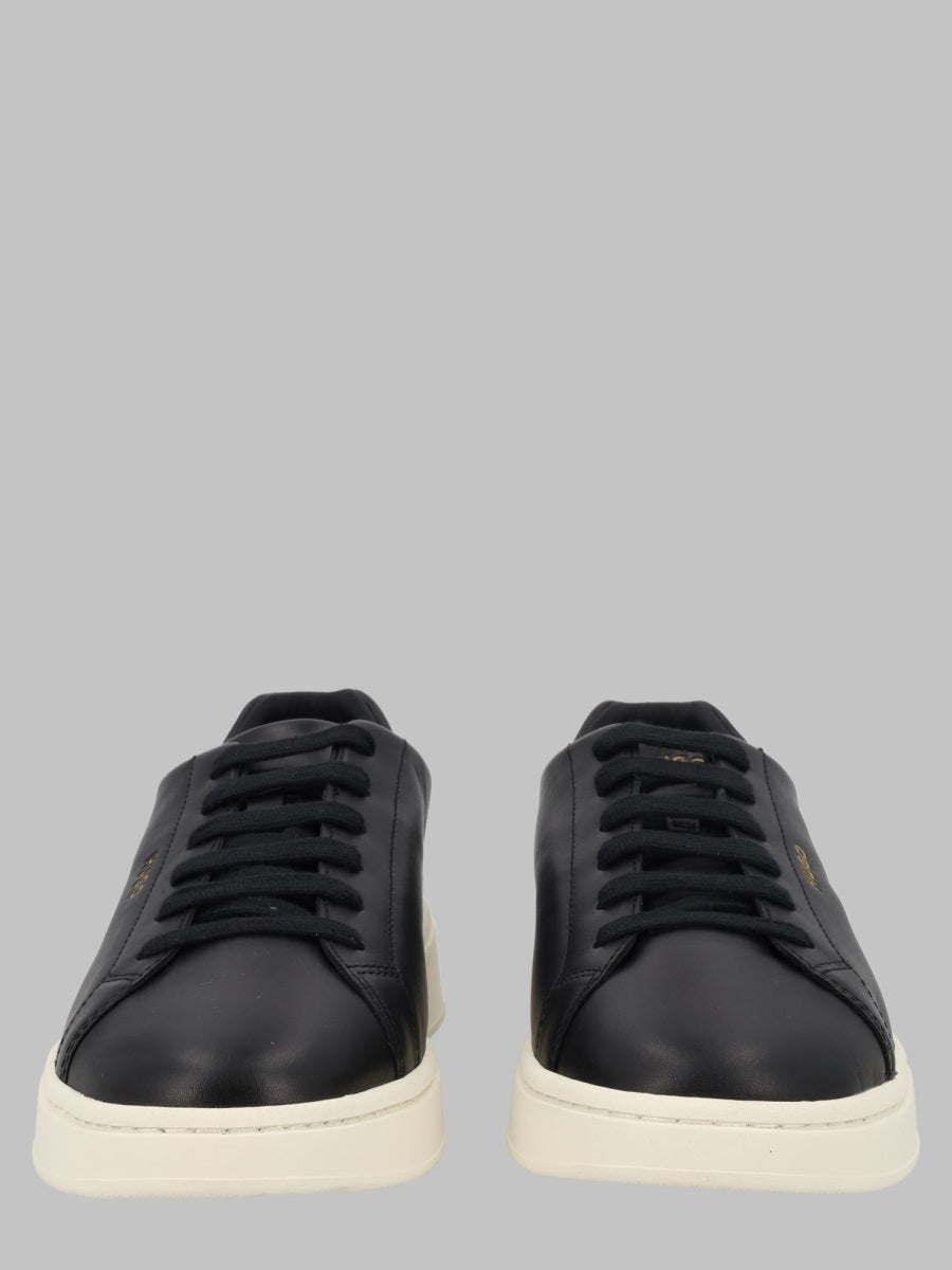 Sneakers Neston Black Leather Cow Hide Trainers