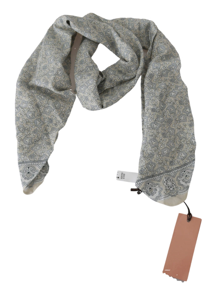 Ermanno Scervino 100% Cotton scarf in beige — view 2