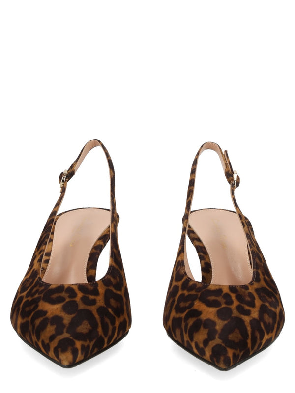 Slingback Robbie Leather Multicolour Shoe