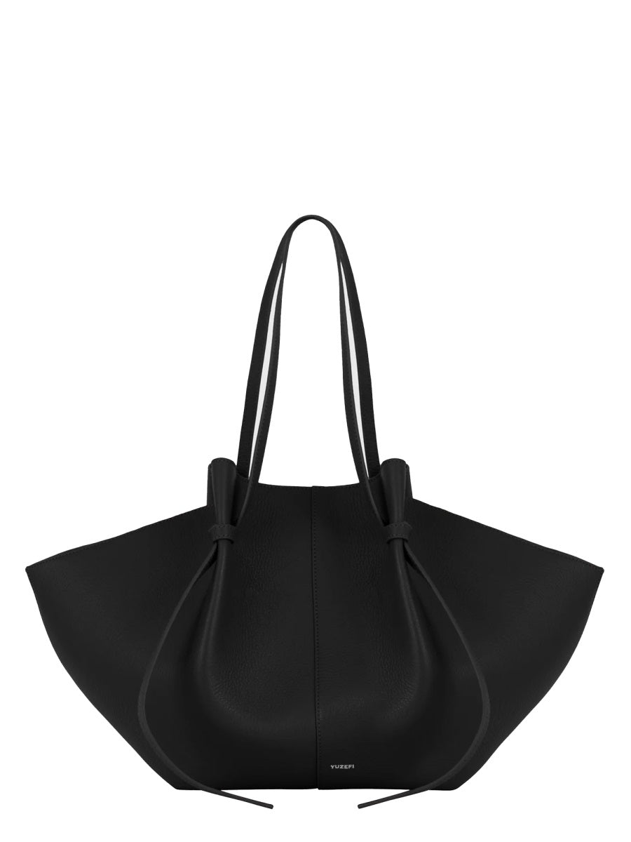 Shoulder Bag Mochi Black Leather
