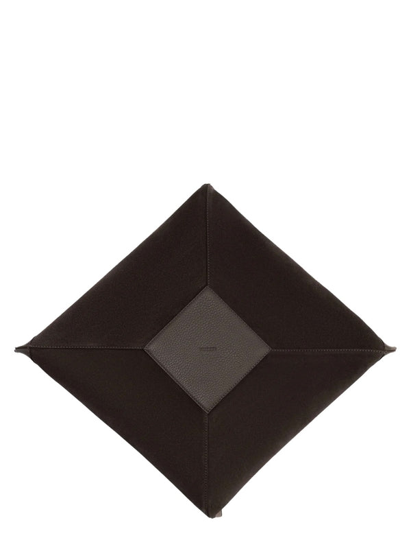 Shoulder Bag Wonton Brown Leather