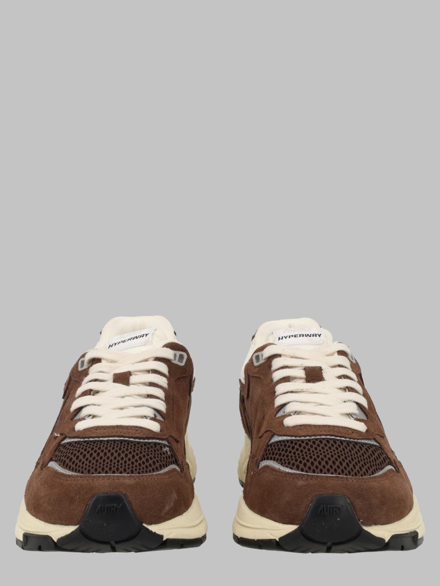 Trainers Hyperway Low Brown Suede Cow Leather