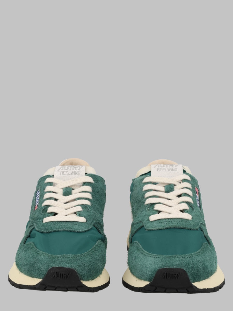 Sneakers Reelwind Low Green Nylon Trainers