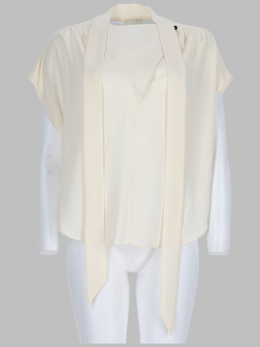 Blouse Selene Ivory Acetate Shirt
