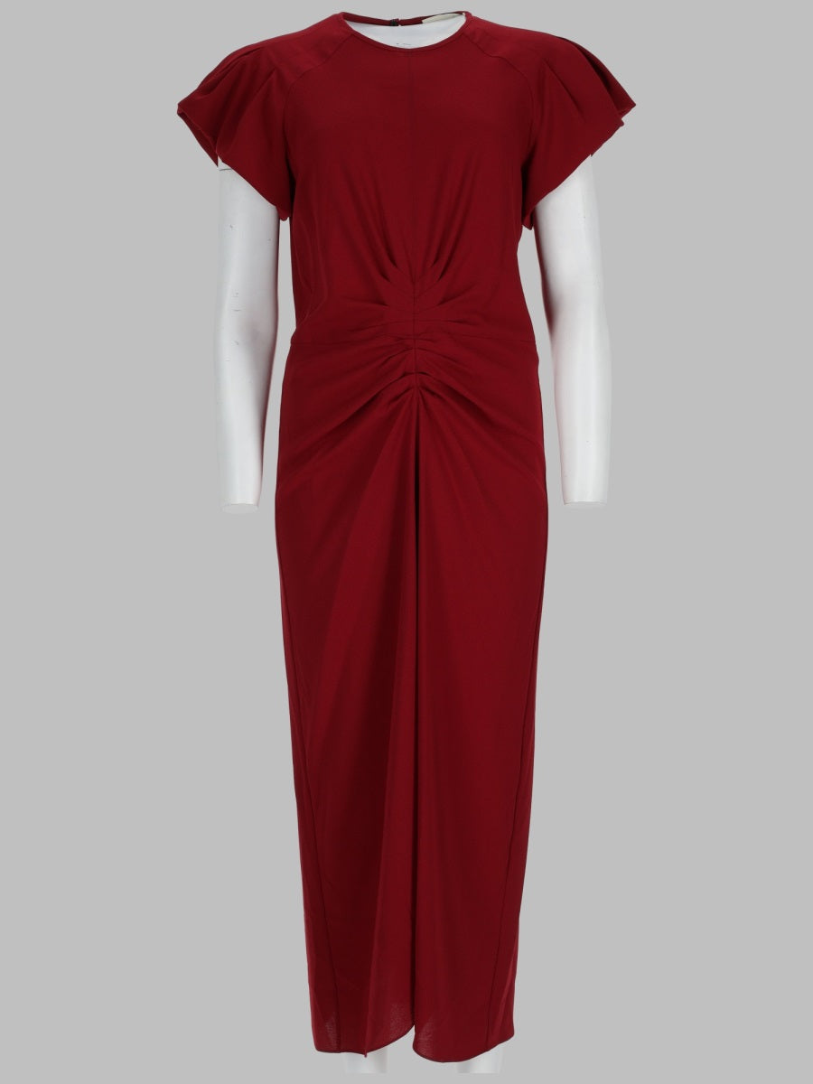 Terena Dress Bordeaux Acetate