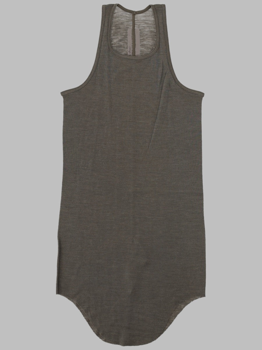 Tank Top Basic Rib Dove Cotton