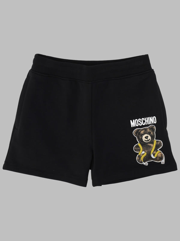 Shorts Teddy Black Cotton