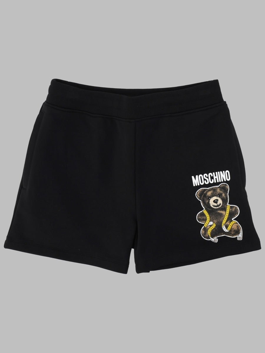 Shorts Teddy Black Cotton