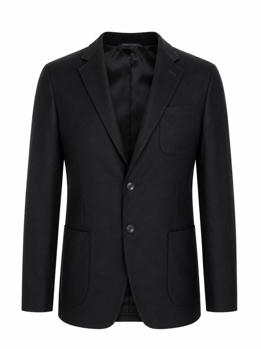 Blazer Cashmere, Blue Jacket