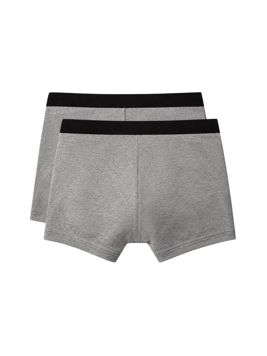 Boxer Briefs Two-Pack Grey Cotton Underwear