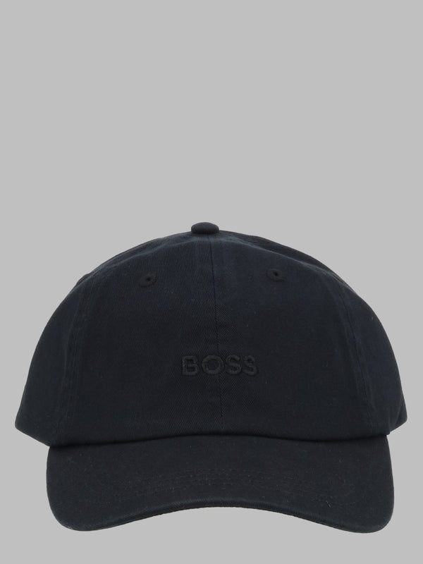 Baseball Cap With Logo Black Cotton (recycled) Hat