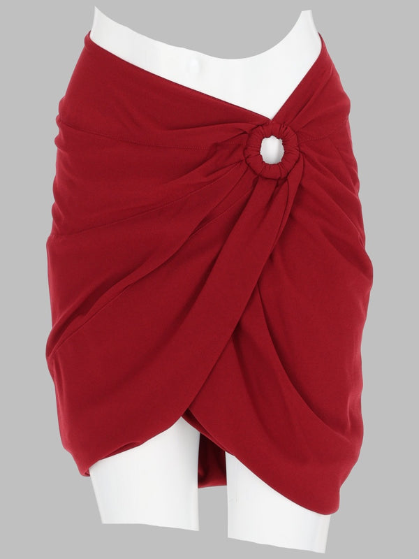 Skirt Sabrina Bordeaux Acetate