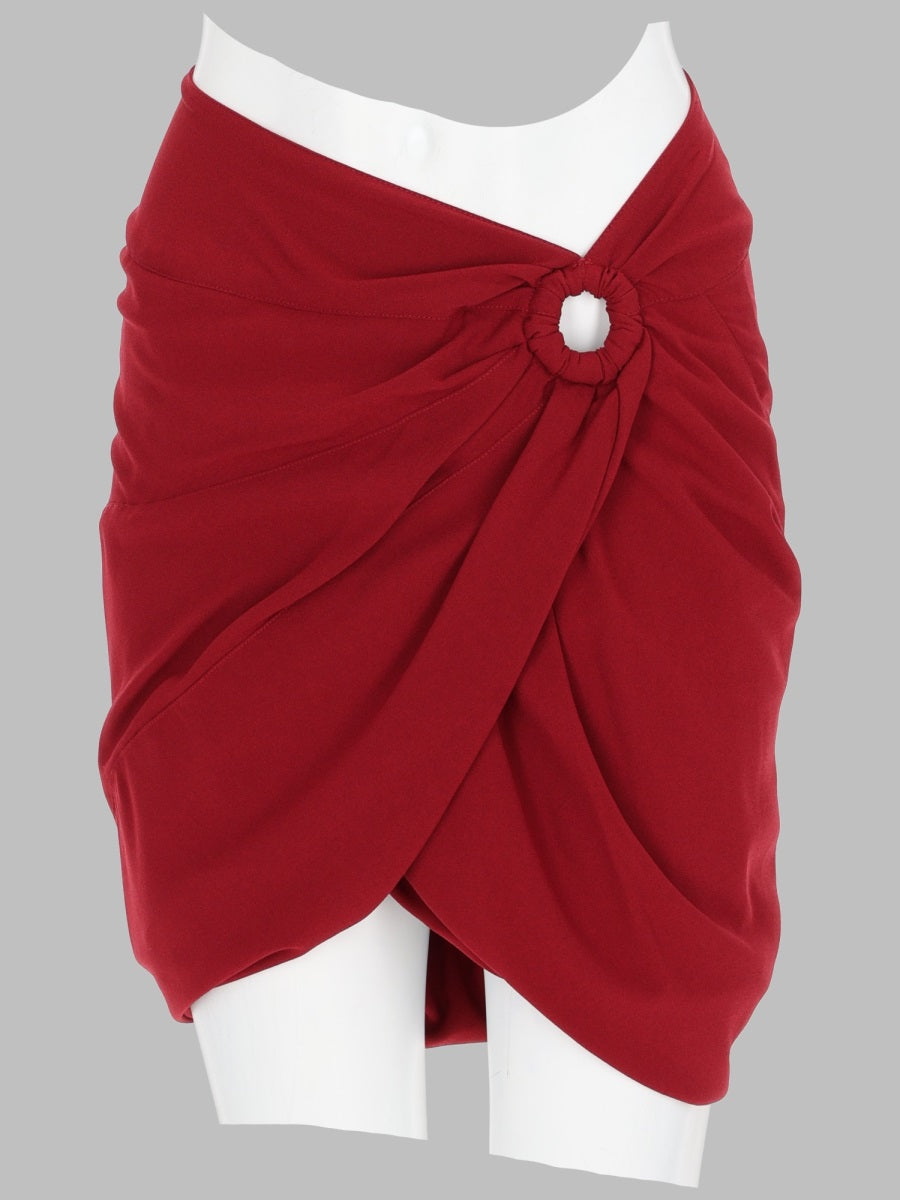 Skirt Sabrina Bordeaux Acetate