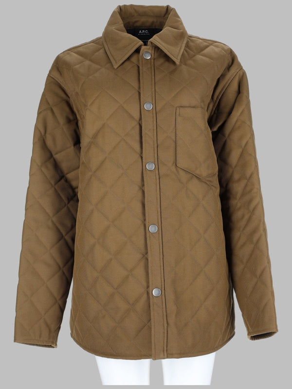 Jacket Georges Brown Wool-Blend Polyester