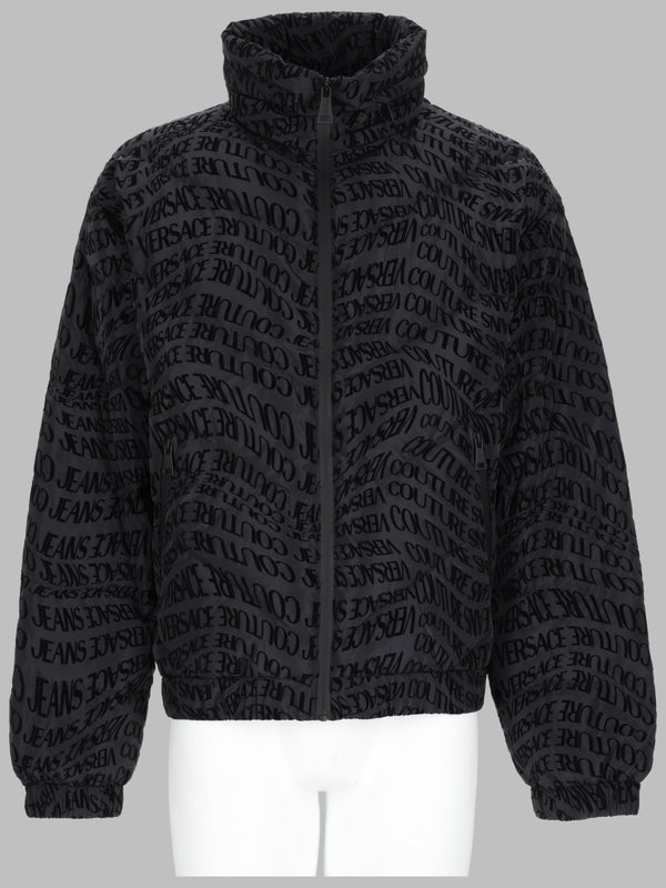 High Neck Jacket Black Polyester