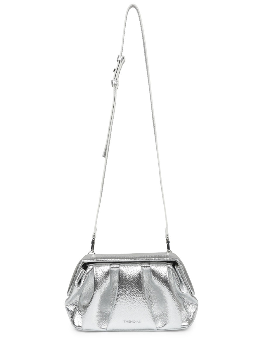 Shoulder Bag Bios Baguette Silver Synthetic Leather
