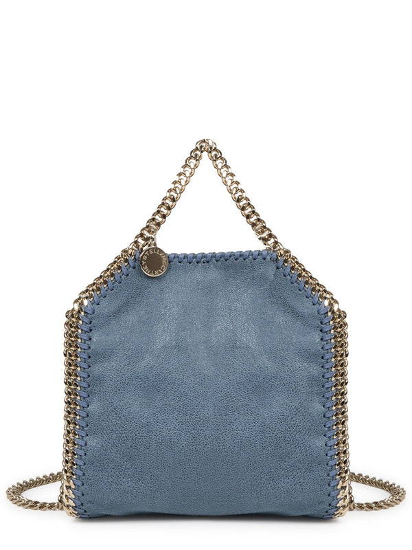 Micro Falabella Handbag Blue Polyester Handbags