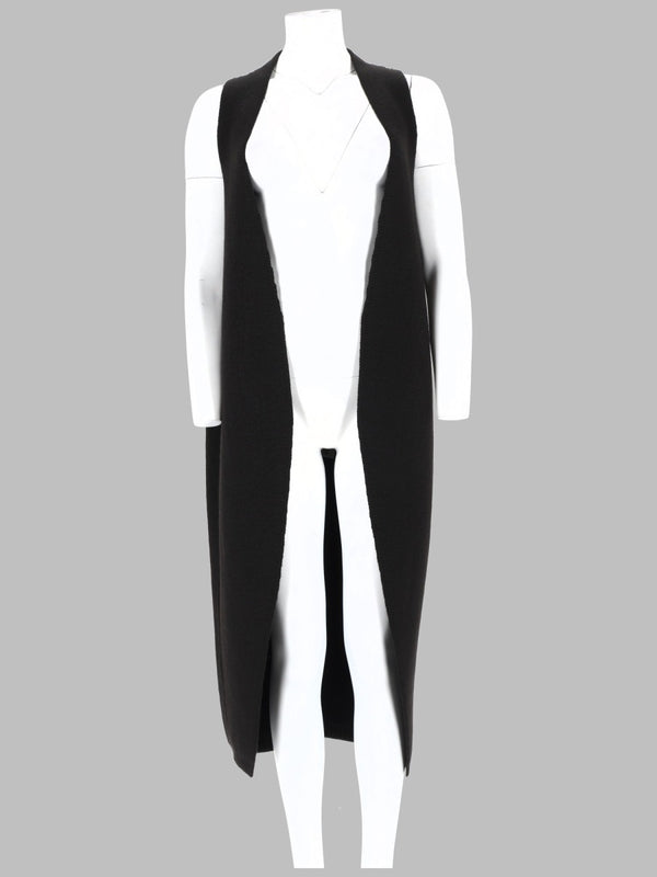 Knit Gilet Cyclops Black New Wool Jumpers