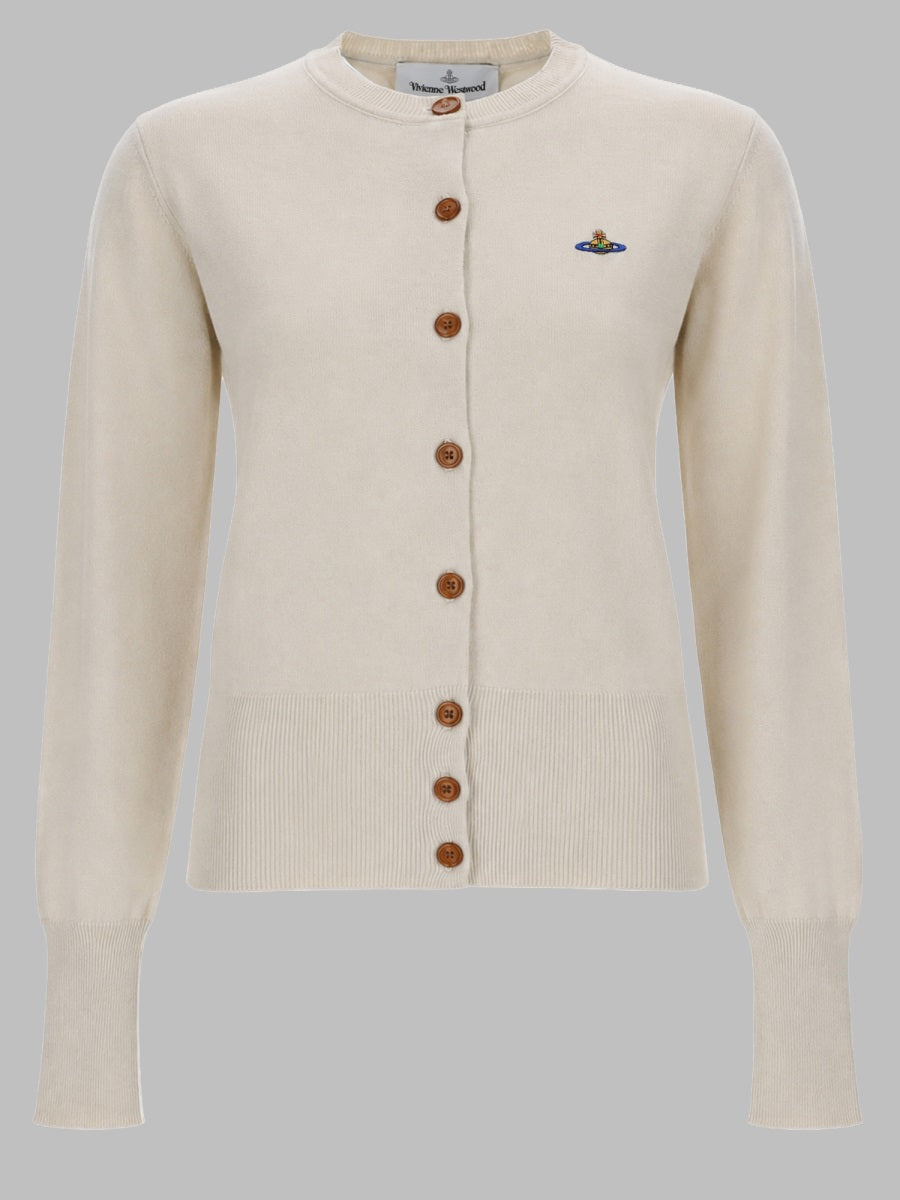 Cardigan Bea White Cotton-Cashmere Jumpers