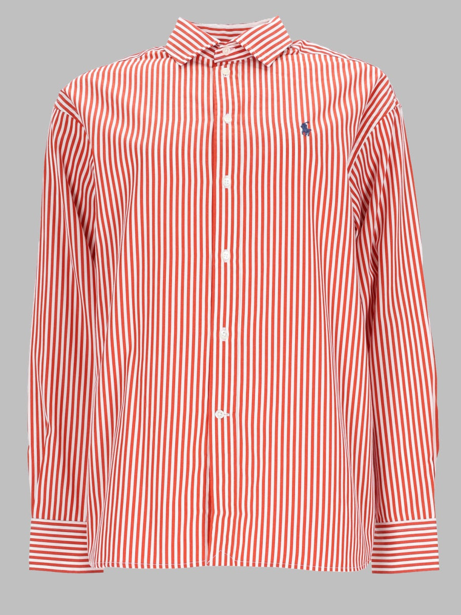Cotton Logo Shirt Orange