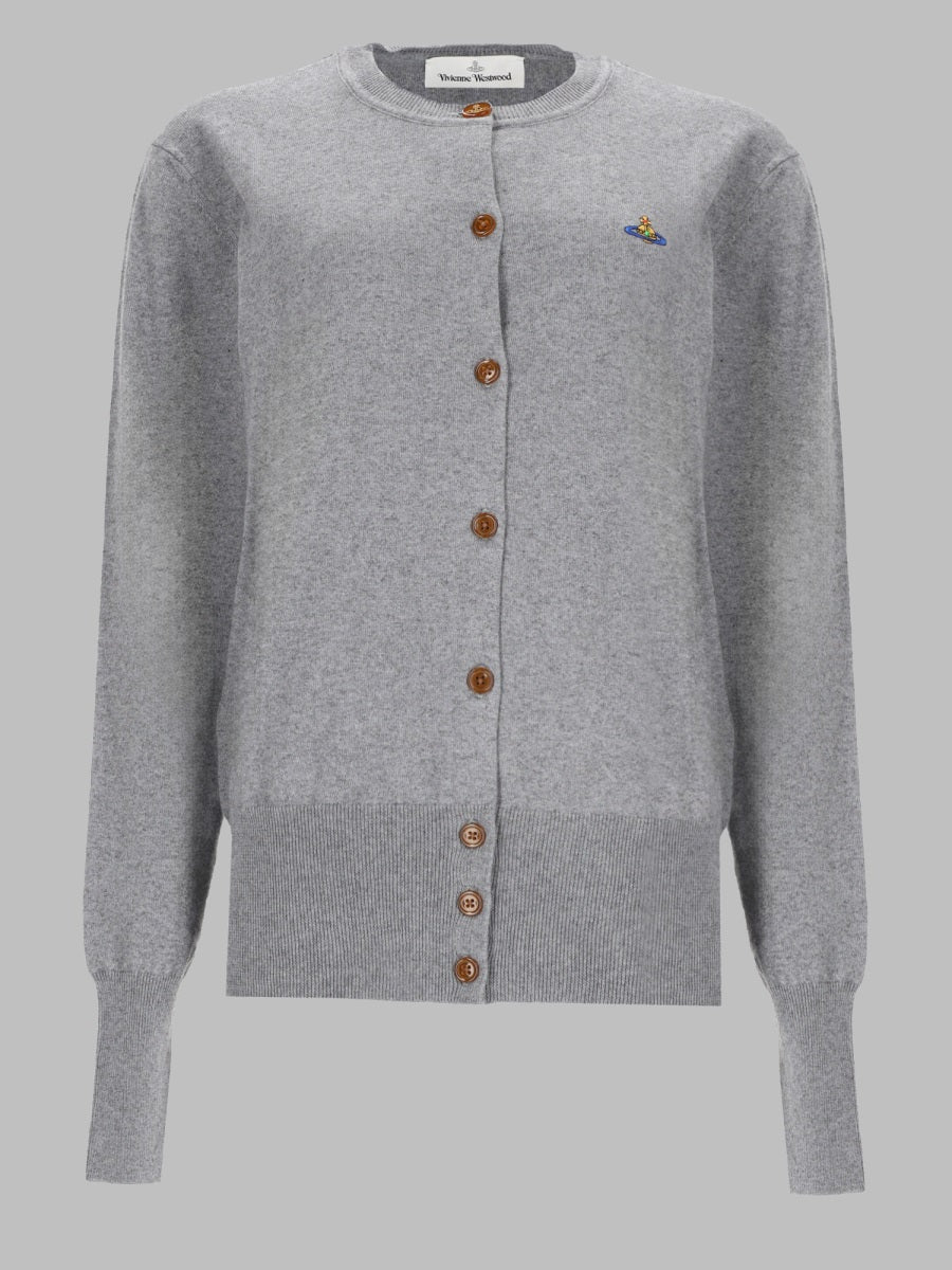Cardigan Bea Grey Cotton-Cashmere Jumpers