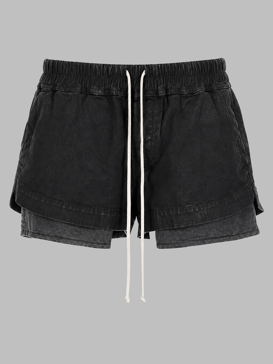 Shorts Fog Boxers Black Cotton