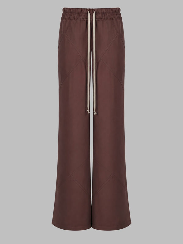 Drawstring Trousers Purple Acetate