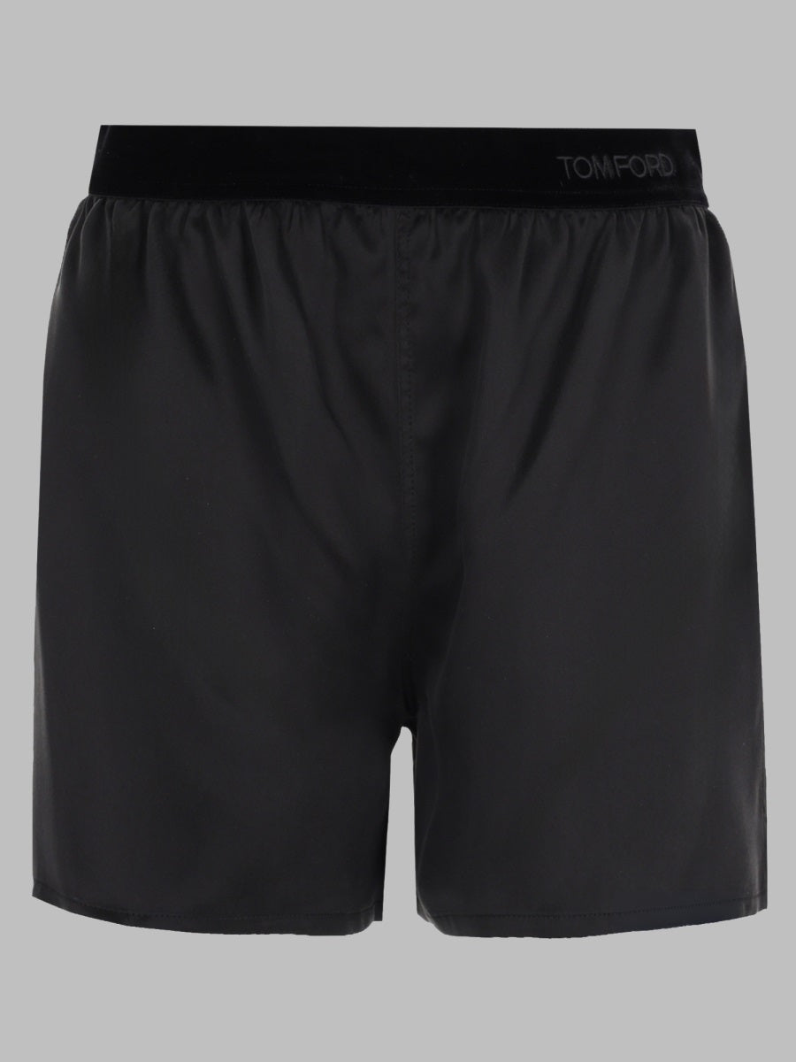 Silk Shorts Black