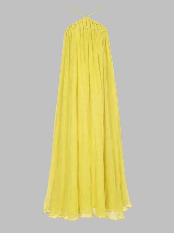 Dasha Viscose Dress Yellow
