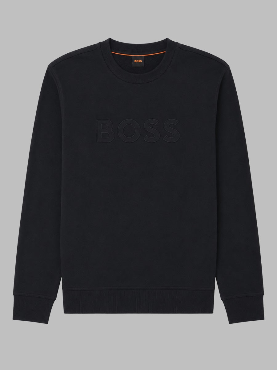 Relaxed Fit Sweatshirt We_logo Black Cotton Sweatshirts